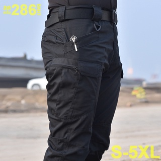 สินค้า ZITY IX7กางเกงยุทธวิธีผู้ชาย หลายกระเป๋า กันน้ำ ดูดซับเหงื่อ ชุดฝึกซ้อม ดูดซับเหงื่อ