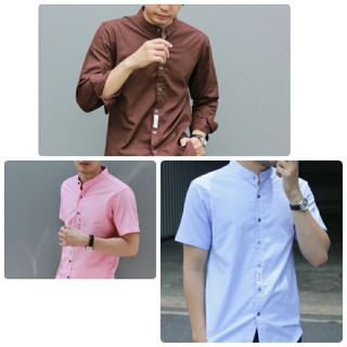 เสื้อเชิ้ตคอจีน   ผ้า Oxford by bonne.chance