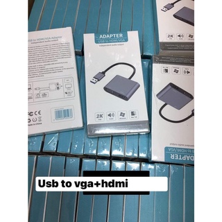 ส่งจากไทย USB to HDMI VGA Adapter ตัวแปลง หัวแปลง พร้อมส่ง