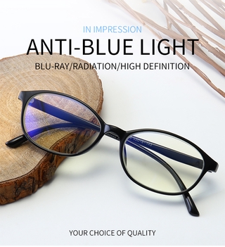 แว่นตาอ่านหนังสือป้องกันสีฟ้า TR แว่นอ่านหนังสือผู้ชายและผู้หญิงที่สะดวกสบาย