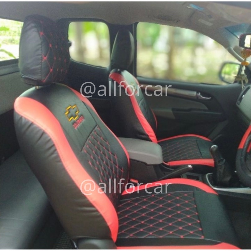 หุ้มเบาะเชฟ-chevrolet-colorado-ตัดตรงรุ่น-คู่หน้า-หุ้มเบาะรถยนต์-แบบสวมทับ-เข้ารูป-สำหรับ-chev-เบาะเชฟ-เบาะ-chev