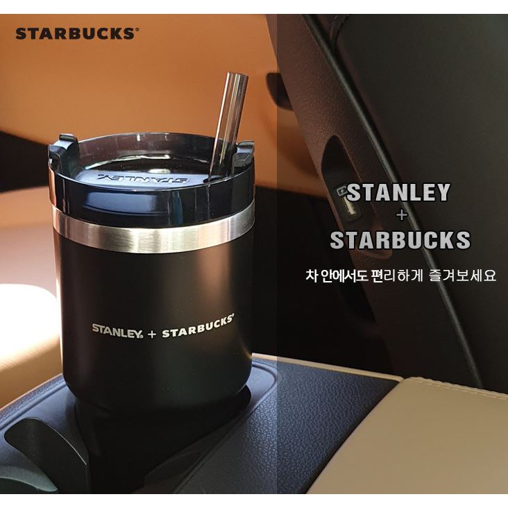 starbucks-stanley-แก้วน้ํา-เก็บความเย็น-มีหลอด-ขนาด-591-มล-สีดํา-ชมพู-เขียว-งาช้าง-มิ้นท์