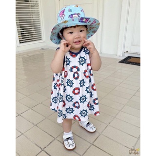 a little barefoot หมวกกันแดด สำหรับเด็ก Bucket Hat ขนาดรอบศีรษะ 48 ซม