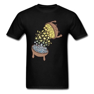 สไตล์ใหม่ Bear Popcoen T Shirt Short Sleeve Pure Cotton Adult T-Shirt Crazy Tops s Funny Cartoon Print Personlized Shirt