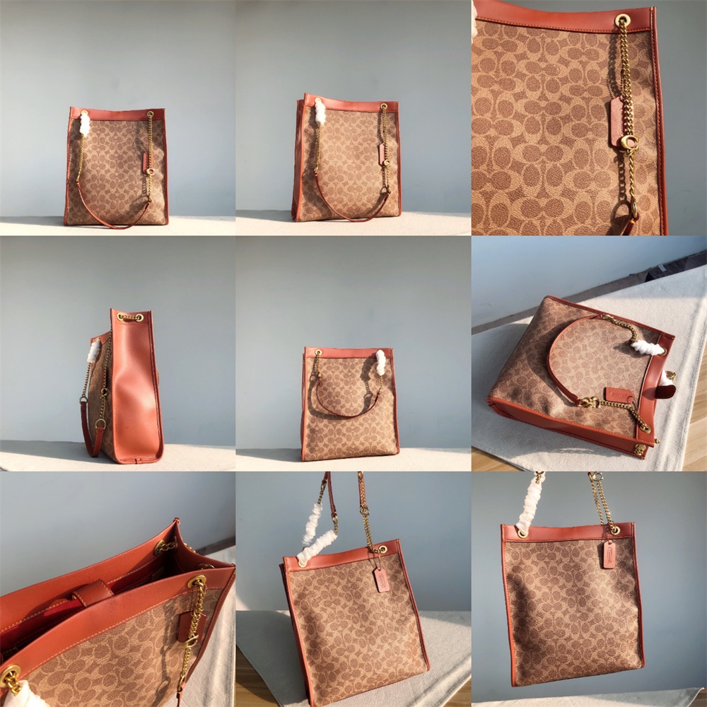 coach-c6620-c6638-cashin-chain-tote-กระเป๋าผู้หญิงสะพายไหล่