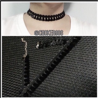 Black  Ribbon Choker