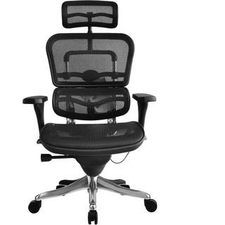 Office chair OFFICE CHAIR NET/PU BLACK Office furniture Home & Furniture เก้าอี้สำนักงาน เก้าอี้สำนักงาน ERGOHUMAN สีดำ