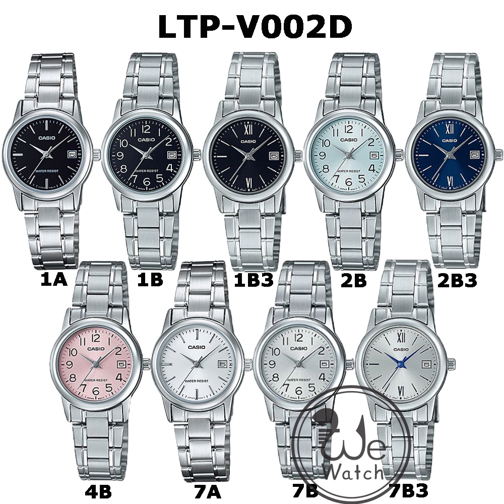 ภาพหน้าปกสินค้าCASIO LTP-V002D LTP-V002G LTP-V002L LTP-V002GL นาฬิกาผู้หญิง รับประกัน 1 ปี LTPV002 LTPV002G LTPV002D LTPV002G จากร้าน wewatchs บน Shopee