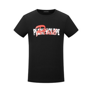 พร้อมส่ง เสื้อยืดแขนสั้นลําลอง พิมพ์ลายตัวอักษร หรูหรา แฟชั่นฤดูร้อน สําหรับผู้ชาย