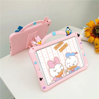 เคสแท็บเล็ต Huawei Mate Pad 11 T10 T10S T5 10.1 M5 lite 10.1 Pro 10.8 10.4 M5 8.0 M6 8.4 carry Cute Cartoon Rainbow Daisy Donald Duck Tablet Silicone case
