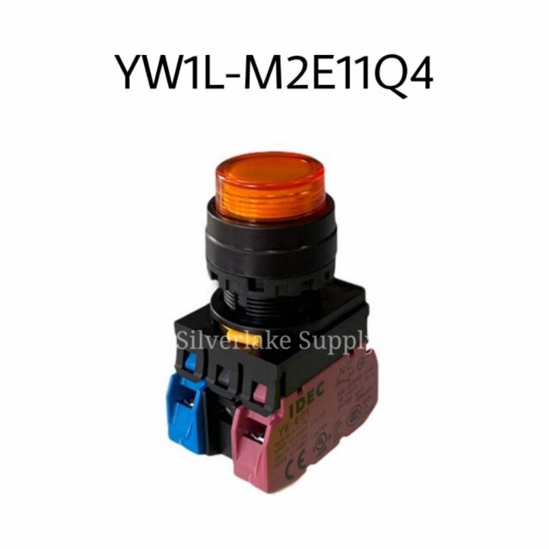 สวิตซ์ปุ่มกด มีไพล็อทแลมป์ Push Button Switch And Pilot Lights Yw1l 