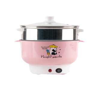 โปรโมชั่น : ลูกค้าใหม่ 1 บาท 22cm กระทะไฟฟ้าเอนกประสงค์ หม้อไฟฟ้าอเนกประสงค์ อุ่น ตุ๋น ต้ม นึ่ง 22cm