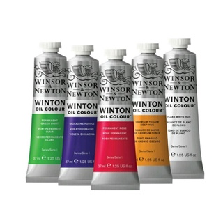 Winsor&amp;Newton สีน้ำมัน วินเซอร์แอนนิวตั้น 37 มล. 40 เฉดสี จำนวน 1 หลอด