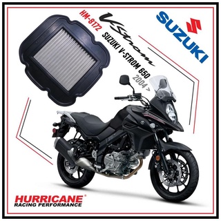 กรองอากาศ Hurricane สำหรับ Suzuki V-Strom 650 Vstrom VStrom650 ปี 2004-ปัจจุบัน เพิ่มอัตราเร่ง ประหยัดน้ำมัน