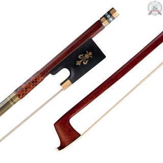 ภาพขนาดย่อของภาพหน้าปกสินค้าJ_J คันชักไวโอลิน ( Pernambuco Bow Stick Black Frog And Horsetail ) สําหรับไวโอลิน 4 / 4 จากร้าน joyfeel.th บน Shopee