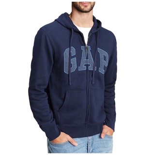 GAP⏸ PULLOVER LOGO HOODIE ZIP เสื้อฮู้ดแบรนด์