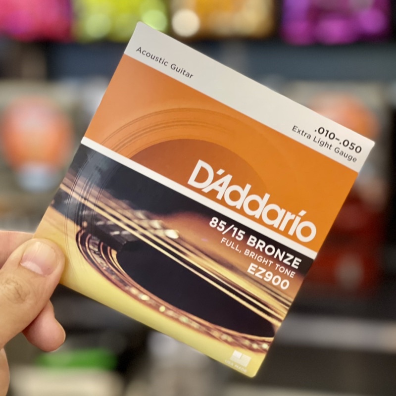 ของแท้-100-สายกีต้าร์โปร่ง-d-addario-ez900-010-050-เบอร์10-ez-900-ez-900