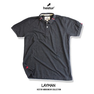 เสื้อโปโล hestur - LAYMAN 2018 - GRAY