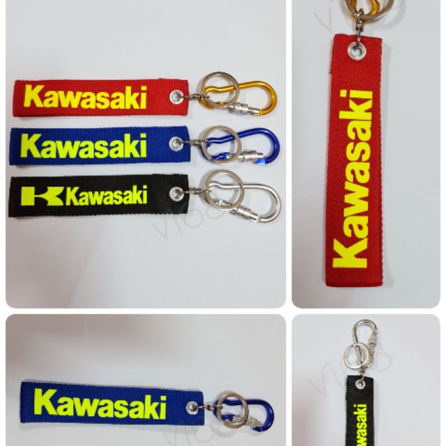 พวงกุญแจผ้า-kawasaki-แต่งซิ่ง