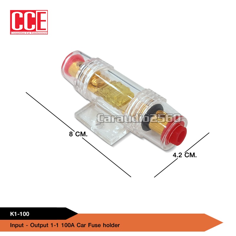 กระบอกฟิวส์เครื่องเสียงรถยนต์-1ออก1-60a-100a-ให้เลือก-อุปกรณ์ติดตั้งเครื่องเสียงรถยนต์-จำนวน1ตัว