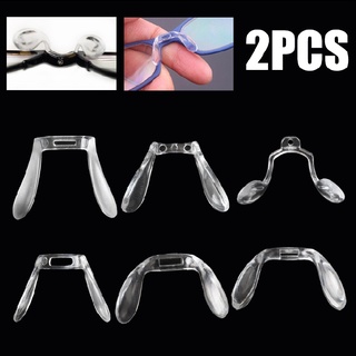 2x Plastic Anti-Slip Stick On Nose Pads Pad for Eyeglass Sunglasses Eye Glasses