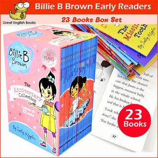 (ใช้โค้ดรับcoinคืน10%ได้) พร้อมส่ง  ชุดหนังสือ Billie B Brown Early Readers Anniversary Collection Sally Rippin 23 Books Paperback หนังสือภาษาอังกฤษ by GreatEnglishBooks