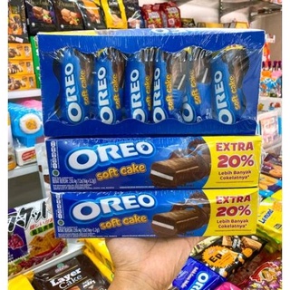 Oreo soft cake เค้ก โอริโอ้ สอดไส้ครีม (1กล่อง12ชิ้น) 230กรัม