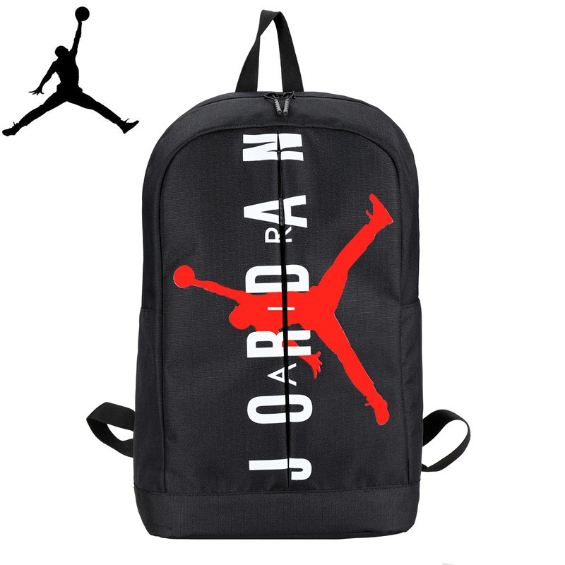 nike-air-jordan-กระเป๋าเป้สะพายหลังสีขาวสีแดง-backpack-กระเป๋าเป้คอมพิวเตอร์นักเรียน