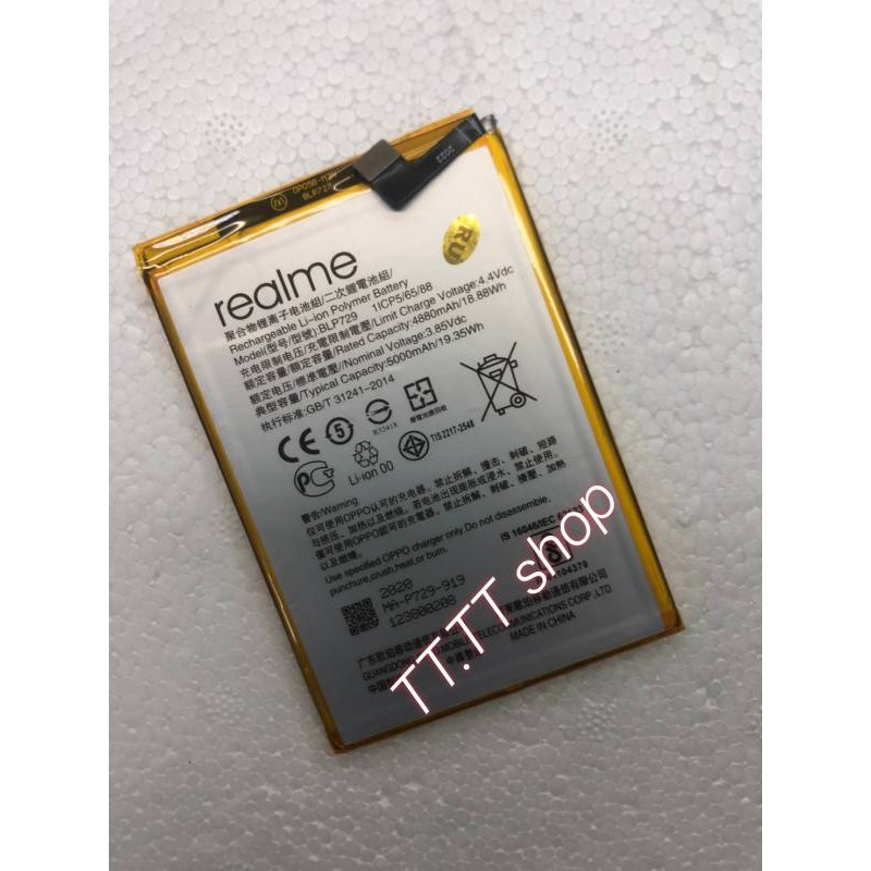 แบตเตอรี่-เดิม-oppo-realme-c3-blp729-5000mah-ร้าน-tt-tt-shop