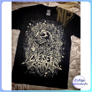 0 Chelsea Grin ROCK เสื้อยืด เสื้อวง เสื้อดำ สกรีนลายอย่างดี ผ้าหนานุ่ม ไม่หดไม่ย้วย  T SHIRT S M L XL XXL