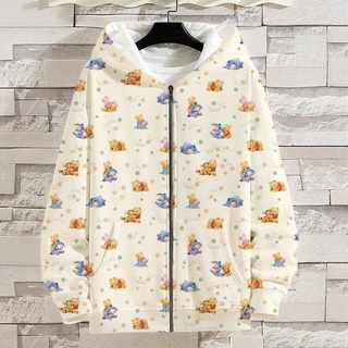 ภาพหน้าปกสินค้าWinnie the Pooh Hoodies Men Women Pullover Casual Fashion Print Oversized Hoodie Men Clothes Tops ที่เกี่ยวข้อง