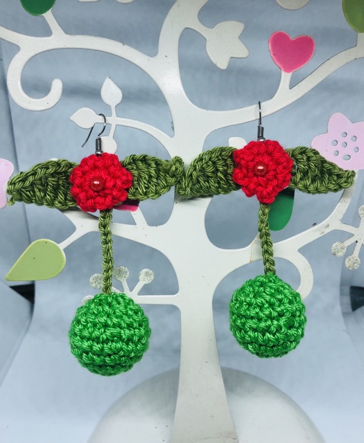 crochet-lime-earrings