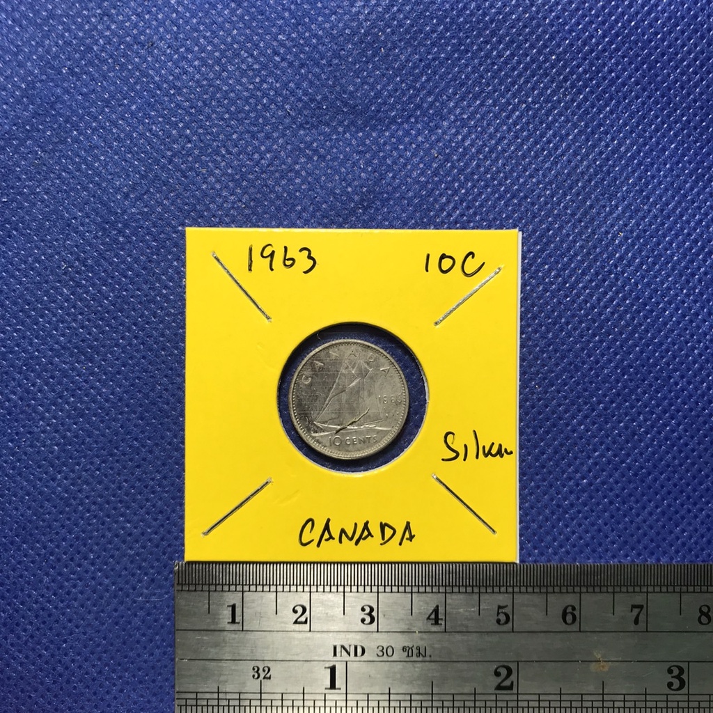 no-60731-เหรียญเงิน-ปี1963-แคนาดา-10-cents-เหรียญสะสม-เหรียญต่างประเทศ-เหรียญเก่า-หายาก-ราคาถูก