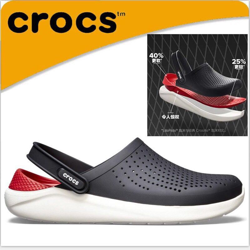 ready-stock-crocs-literide-clog-ของแท้รองเท้าชายหาดสำหรับบุรุษและสตรี-ราคาถูกกว่าร้านค้า