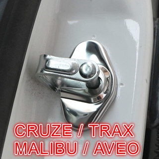 สติ๊กเกอร์สแตนเลสป้องกันสนิมสําหรับ Chevrolet Cruze Trax Aveo Malibu Modicion Acc . 4 ชิ้น / ชุด