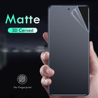 Full Cover Matte Screen Protector For Xiaomi Redmi Note 8 7 9 Pro Max 9s 7A 8A 9A Mi 9T 10T Pocophone F1 F2 Pro X2 X3 NFC Frosted Hydrogel Film