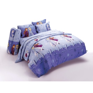 FOUNTAIN 💎FTC083💎 ชุดเครื่องนอน  ผ้าปูที่นอน ผ้าห่มนวม ยี่ห้อฟาวเทนFOUNTAIN แอนนา เอลซ่า การ์ตูน โฟเซน Frozen