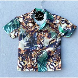 เสื้อฮาวาย เสื้อเด็ก/ผู้ใหญ่ Hawaiian aloha Shirts ハワイアンシャツ (เฉพาะเสื้อ)