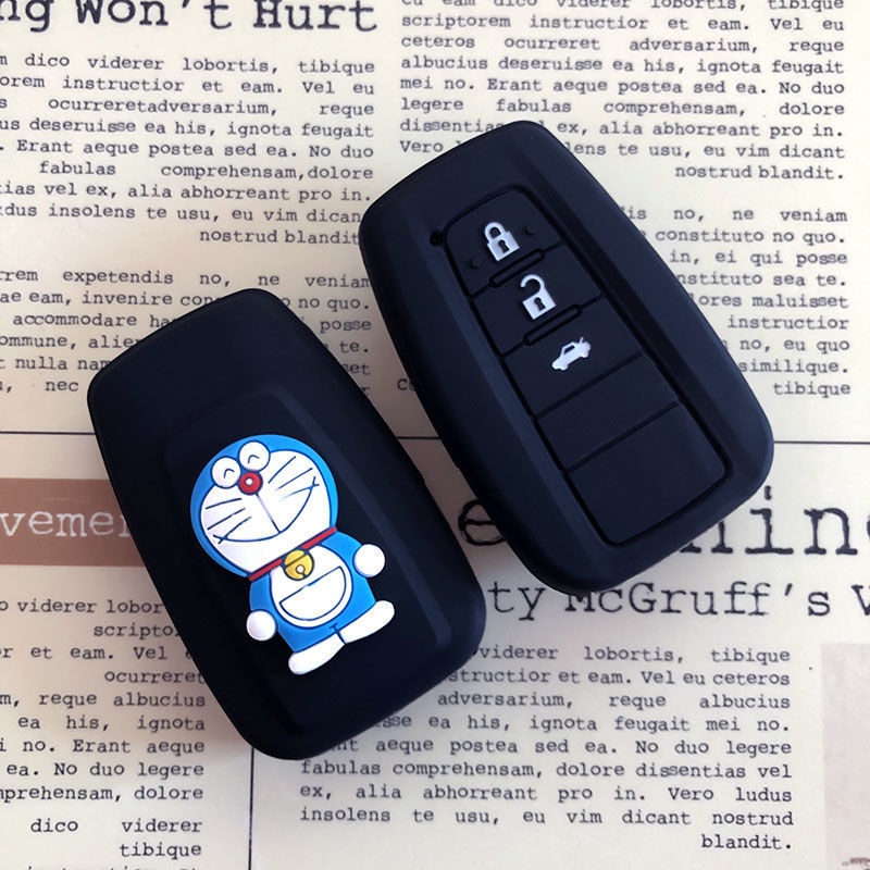 เคสกุญแจรถยนต์-toyota-ซิลิโคนกุญแจรถยนต์-เคสกุญแจรีโมท-น่ารัก-ภาพการ์ตูน-สมาร์ทคีย์-ปลอกกุญแจ