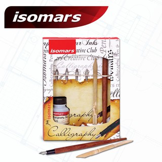 isomars ชุดปากกาไม้ CALLIGRAPHY 8 ชิ้น