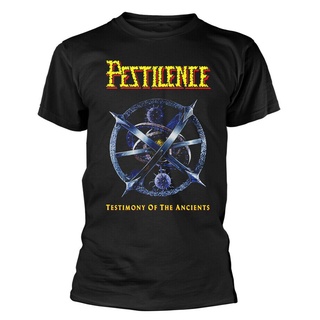 [S-5XL]เสื้อยืด พิมพ์ลาย Pestilence Testimony Of The Ancients Sphere S-X Death Metal Ofcl สไตล์คลาสสิก สําหรับผู้ชาย 350