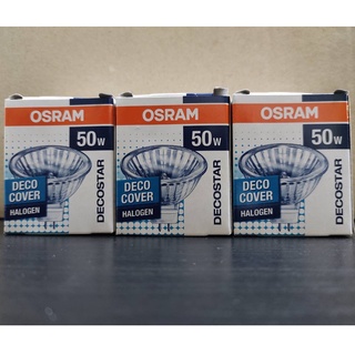 ( แพ็ค 3 ดวง ) Osram 41370 WFL LC หลอดฮาโลเจน Decostar 12v GU5.3 50W