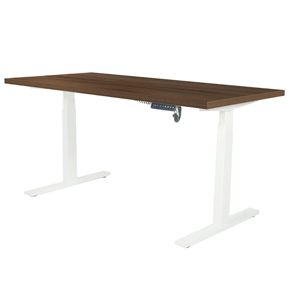 โต๊ะทำงาน-โต๊ะทำงานปรับระดับ-ergotrend-sit-2-stand-gen2-180-ซม-สี-classic-teak-ขาว-เฟอร์นิเจอร์ห้องทำงาน-เฟอร์นิเจอร์-ข