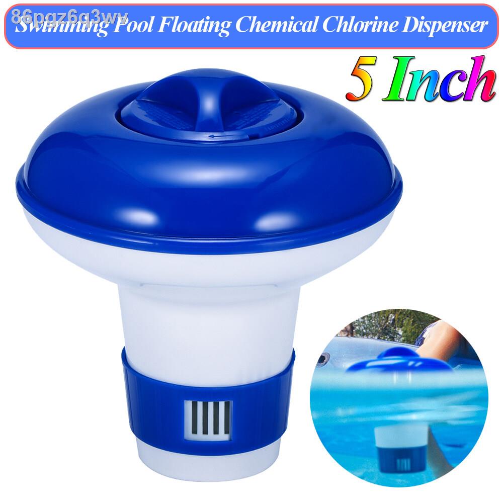 5 Inch ABS Swimming Pool Spa Floating Chemical Chlorine Dispenser Pump ...