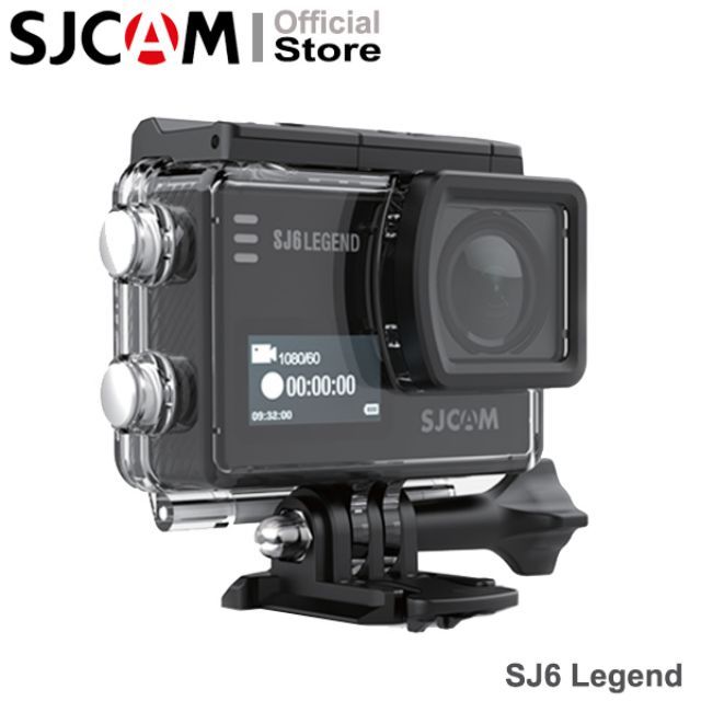 ภาพหน้าปกสินค้าSJCAM SJ6 LEGEND 4K 24fps 16Mp/Gyro/ExternalMIC/Touch Screen/ LCD 2.0" Action Camera ประกัน 1ปี กล้องกันน้ำ กล้องติดหมวก