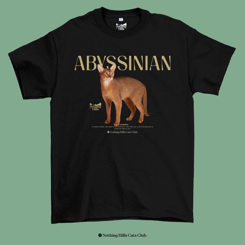 เสื้อยืดลาย-abyssinian-cat-อะบิสซิเนียน-classic-cotton-unisex-by-nothing-hills-ใหม่