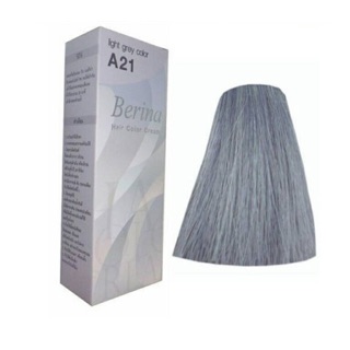 ภาพหน้าปกสินค้ายาย้อมผม เบอร์ริน่า A21 สีเทาอ่อน Light Grey Color ที่เกี่ยวข้อง