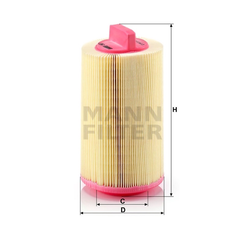 กรองอากาศ-mannfilter-mercedes-benz-m271-w203-w204-w211-w212-r171