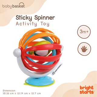 ของเล่นเด็ก ลูกบอลหมุนได้ Baby Einstein Sticky Spinner ติดกับโต๊ะได้ ช่วยเสริมสร้างพัฒนาการ