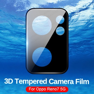 ฟิล์มกระจกนิรภัยกันรอยเลนส์กล้อง ด้านหลัง 3D สําหรับ Oppo Reno7 Pro SE 7Z Reno 7Z 7Pro Reno6 4G 5G